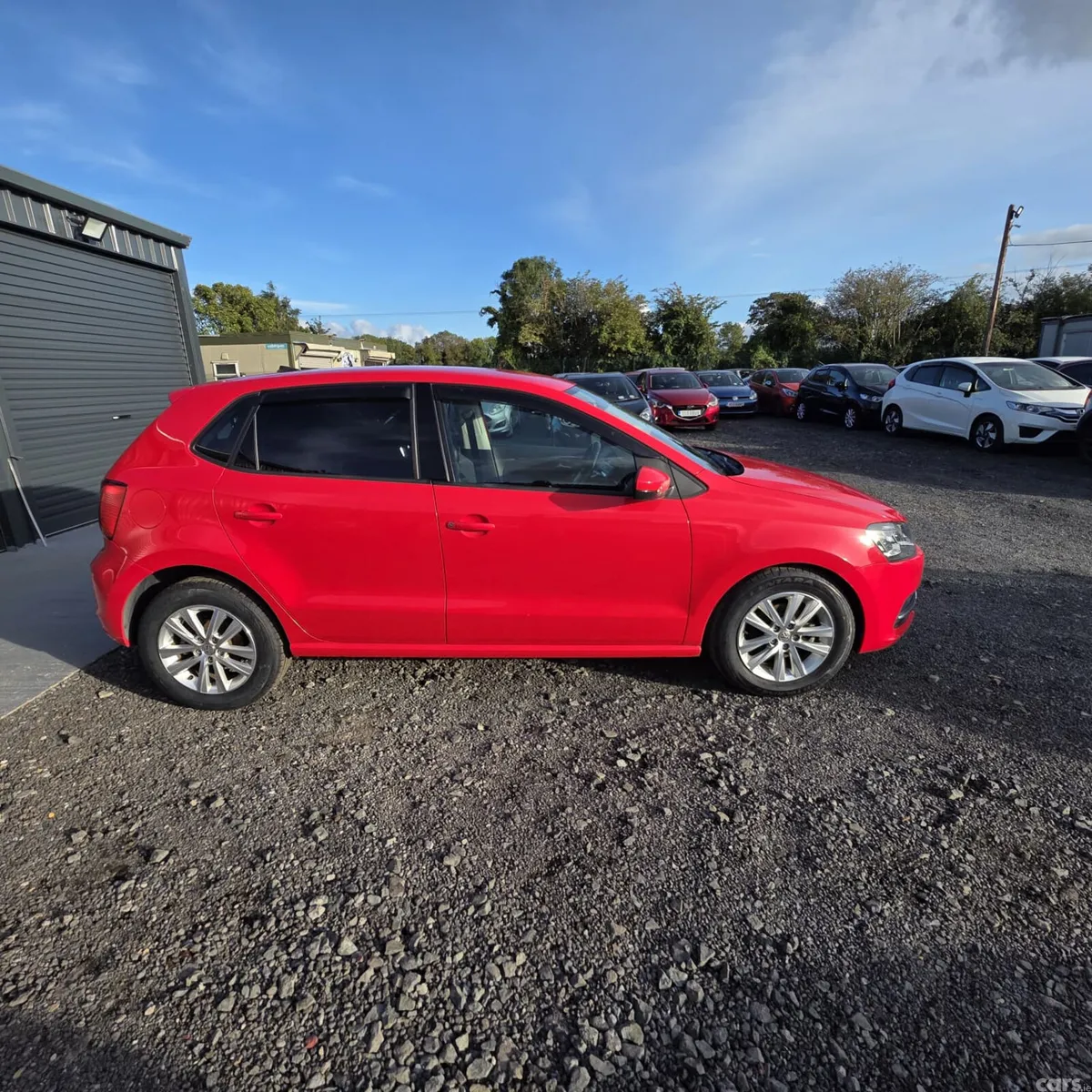 Volkswagen Polo Hatchback, Petrol, 2017, Red
