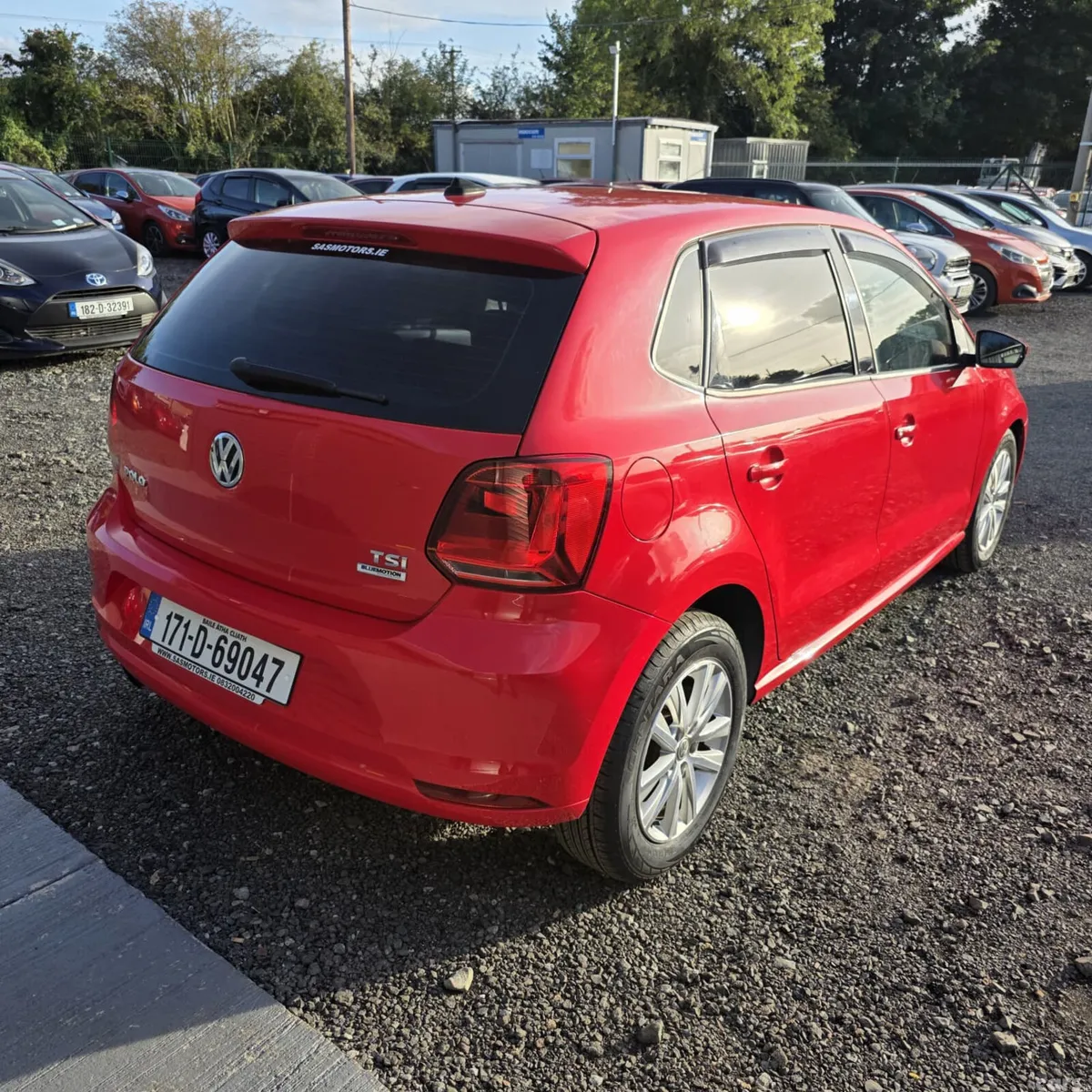 Volkswagen Polo Hatchback, Petrol, 2017, Red