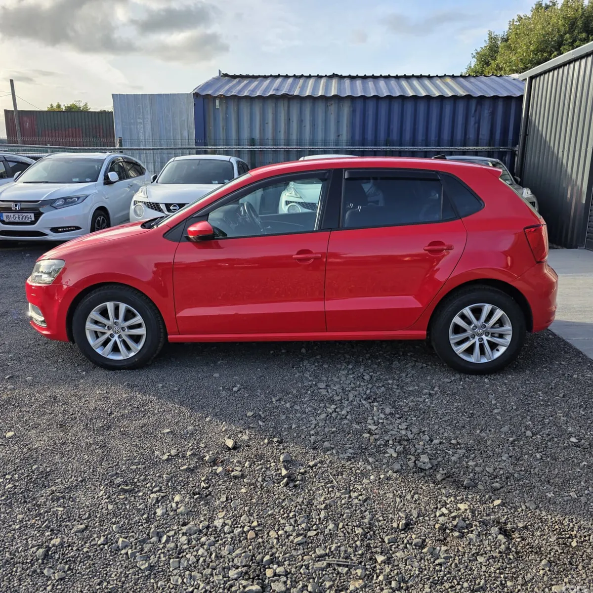 Volkswagen Polo Hatchback, Petrol, 2017, Red