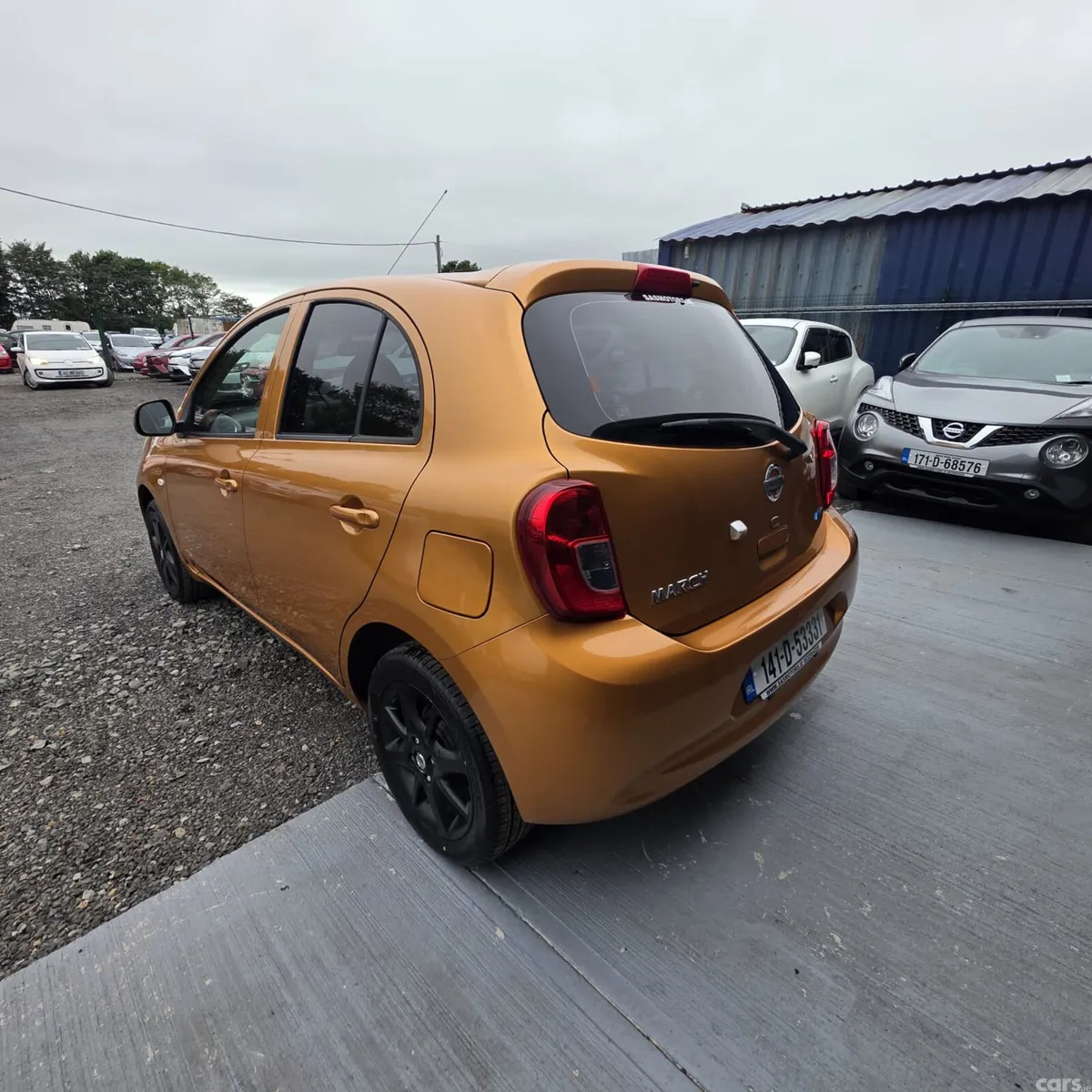 Nissan March Hatchback, Petrol, 2014, Orange