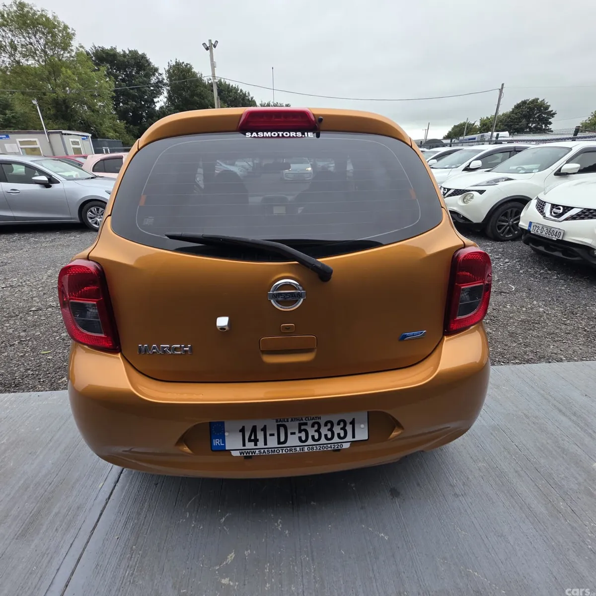 Nissan March Hatchback, Petrol, 2014, Orange