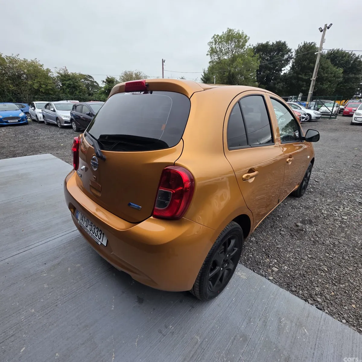 Nissan March Hatchback, Petrol, 2014, Orange