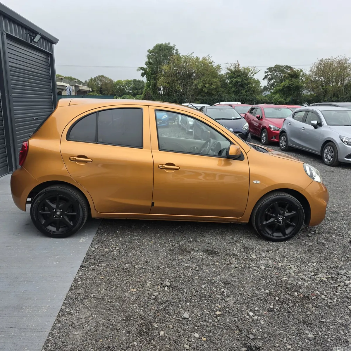 Nissan March Hatchback, Petrol, 2014, Orange