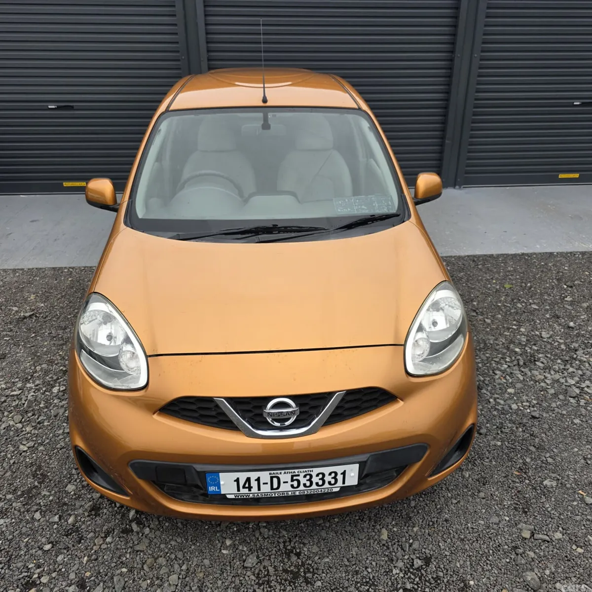 Nissan March Hatchback, Petrol, 2014, Orange