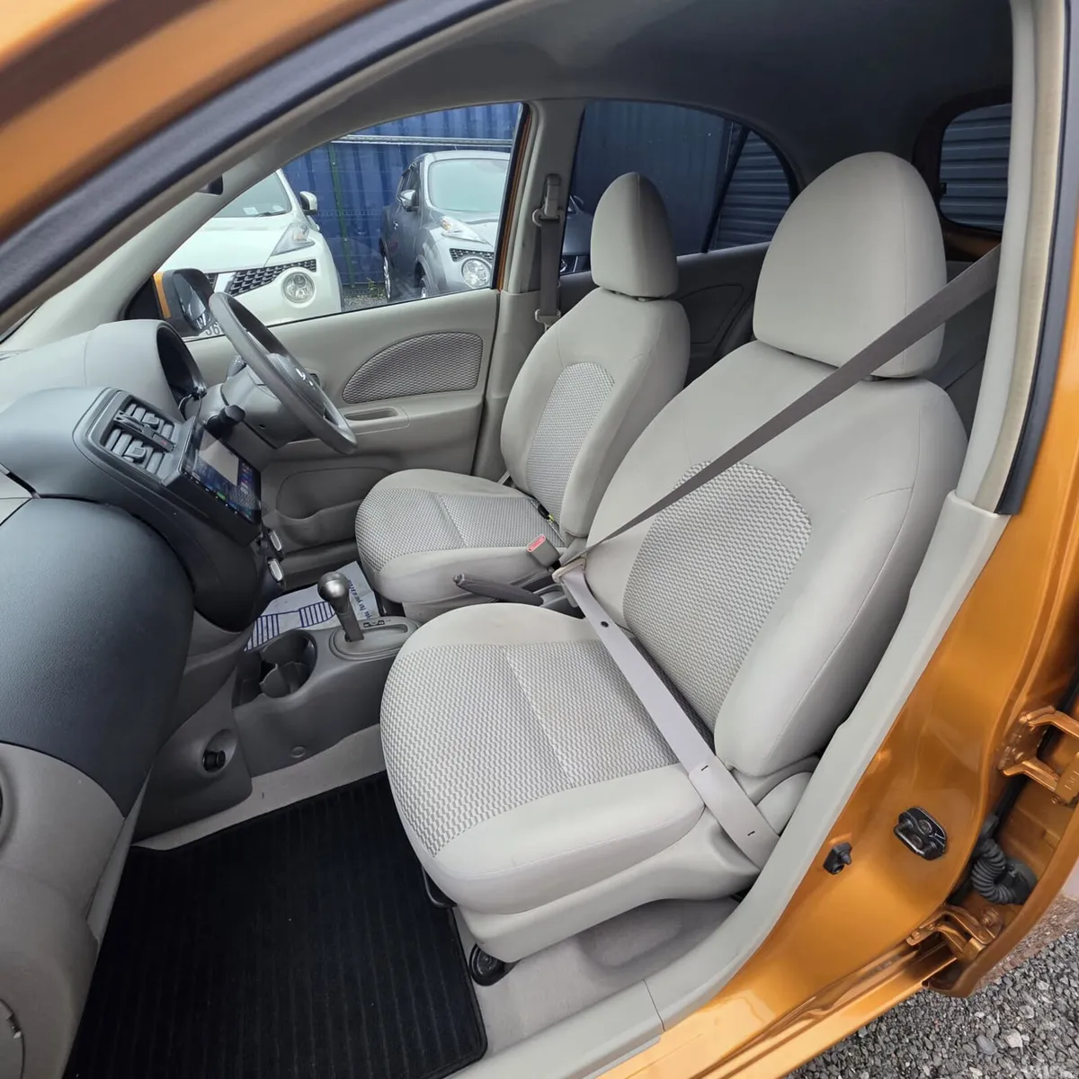 Nissan March Hatchback, Petrol, 2014, Orange