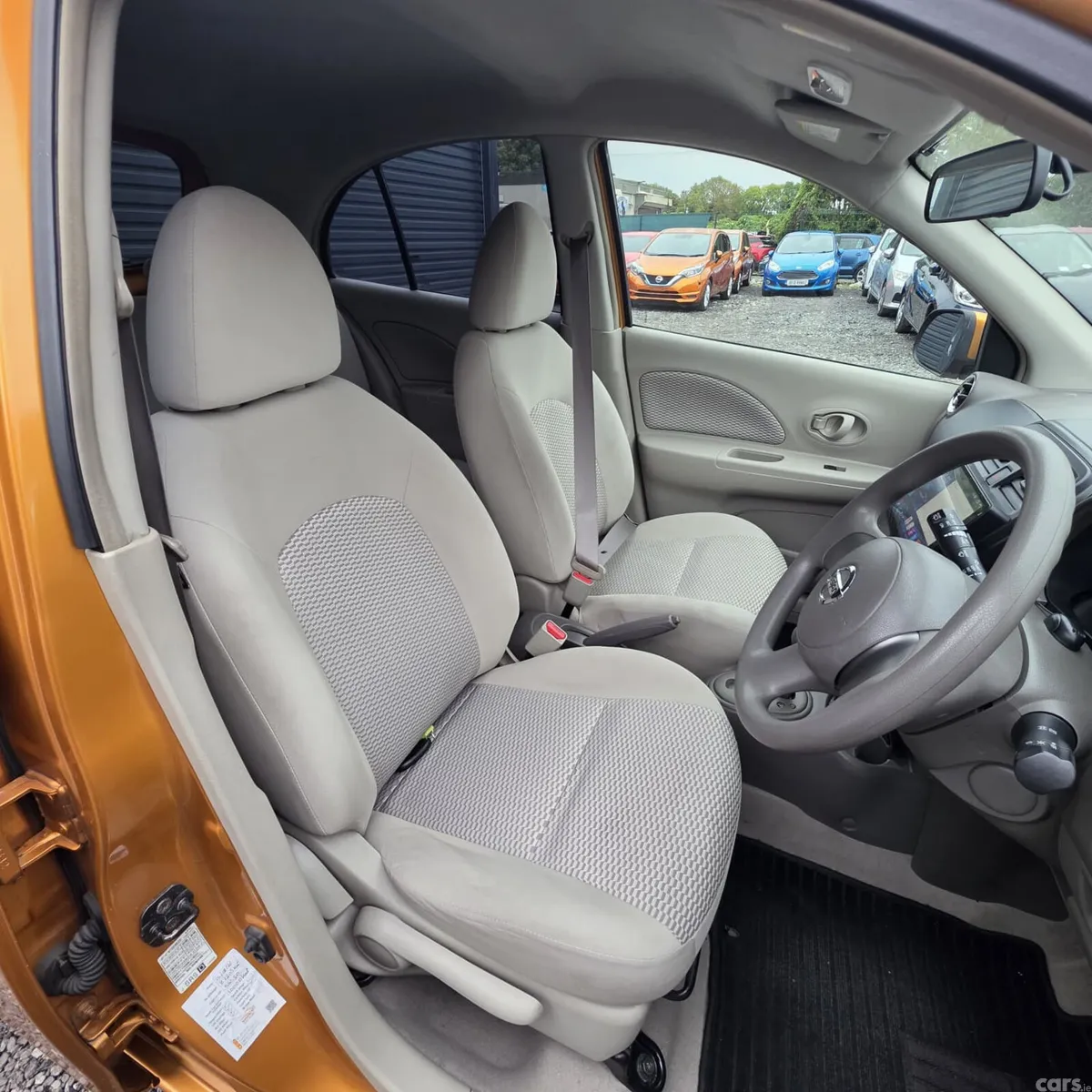 Nissan March Hatchback, Petrol, 2014, Orange