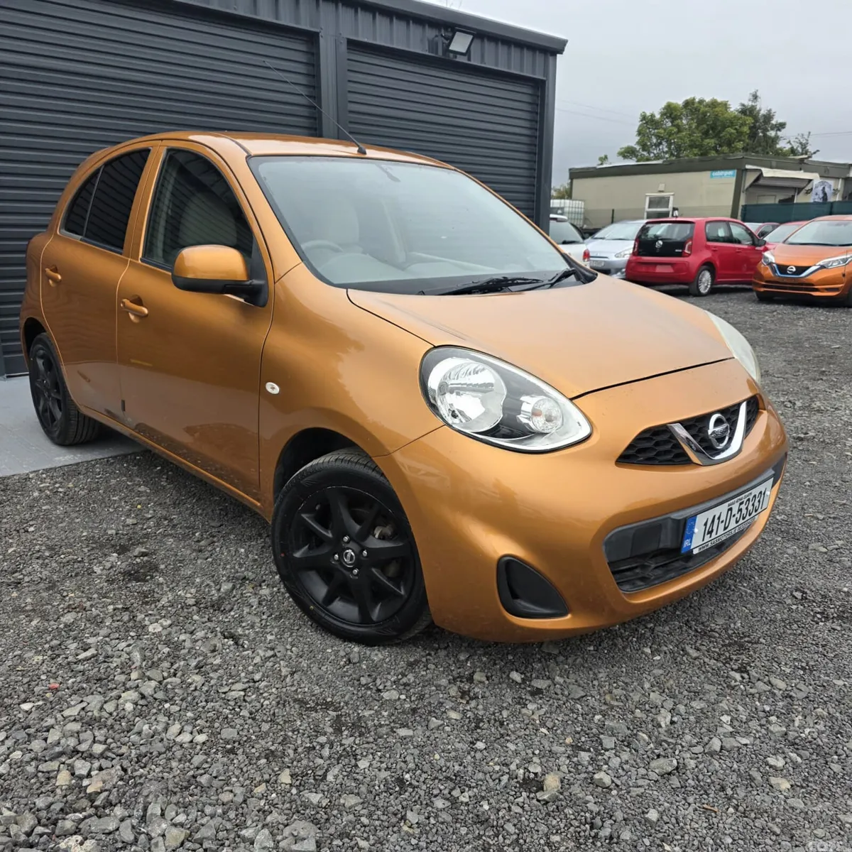 Nissan March Hatchback, Petrol, 2014, Orange