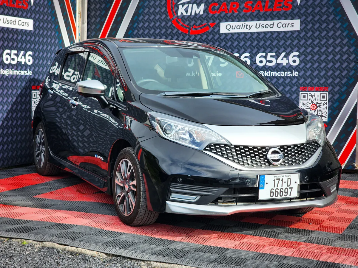 Nissan Note Hatchback, Petrol Hybrid, 2017, Black