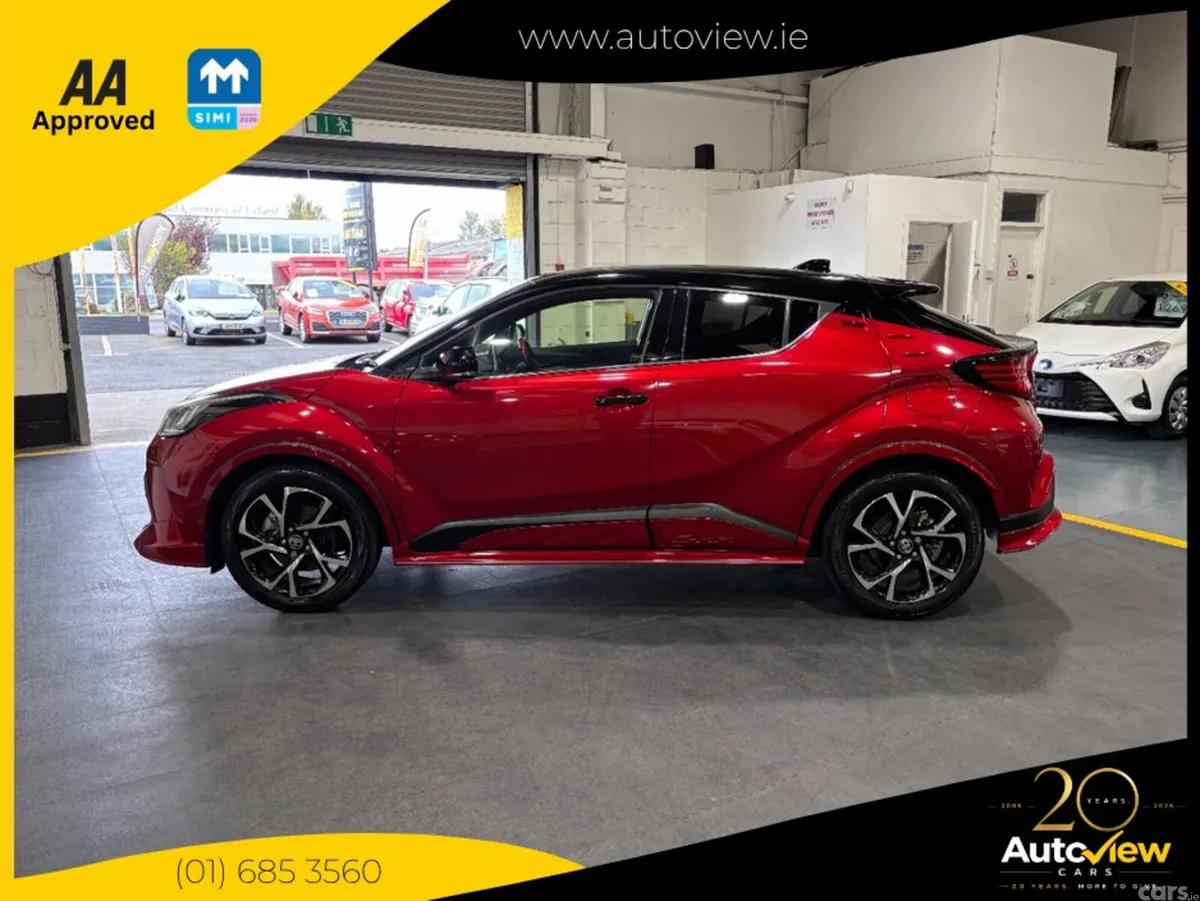 Toyota C-HR SUV, Petrol Hybrid, 2021, Red