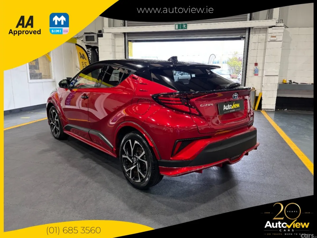 Toyota C-HR SUV, Petrol Hybrid, 2021, Red