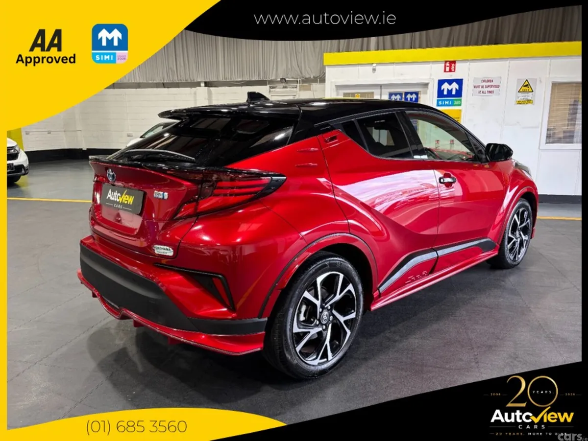 Toyota C-HR SUV, Petrol Hybrid, 2021, Red