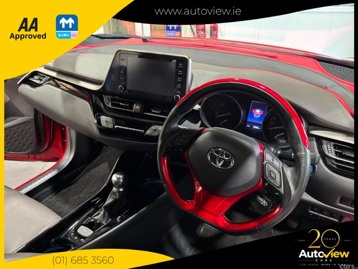 Toyota C-HR SUV, Petrol Hybrid, 2021, Red
