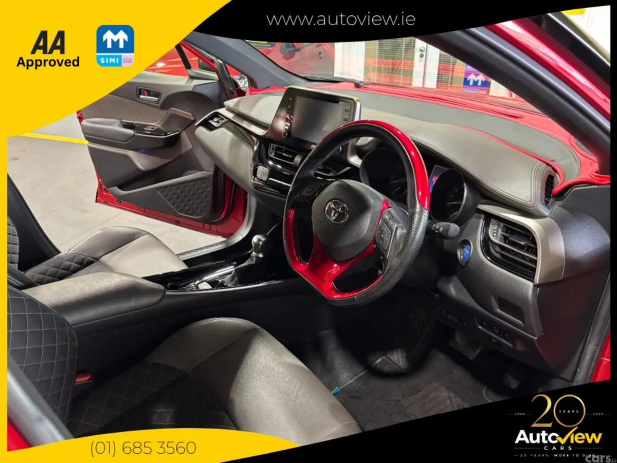 Toyota C-HR SUV, Petrol Hybrid, 2021, Red