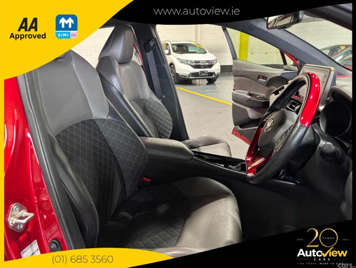Toyota C-HR SUV, Petrol Hybrid, 2021, Red