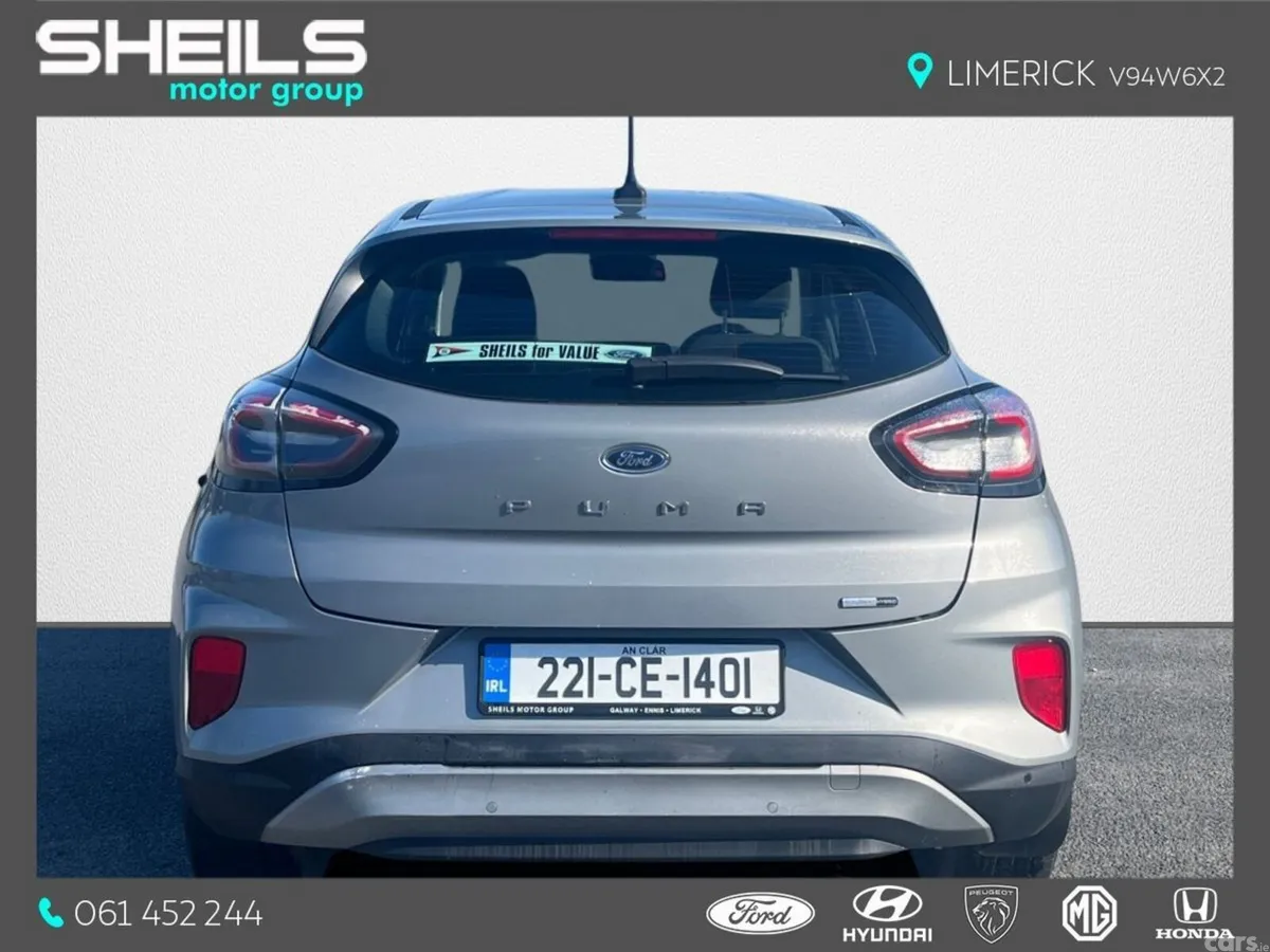 Ford Puma MPV, Petrol Hybrid, 2022, Grey