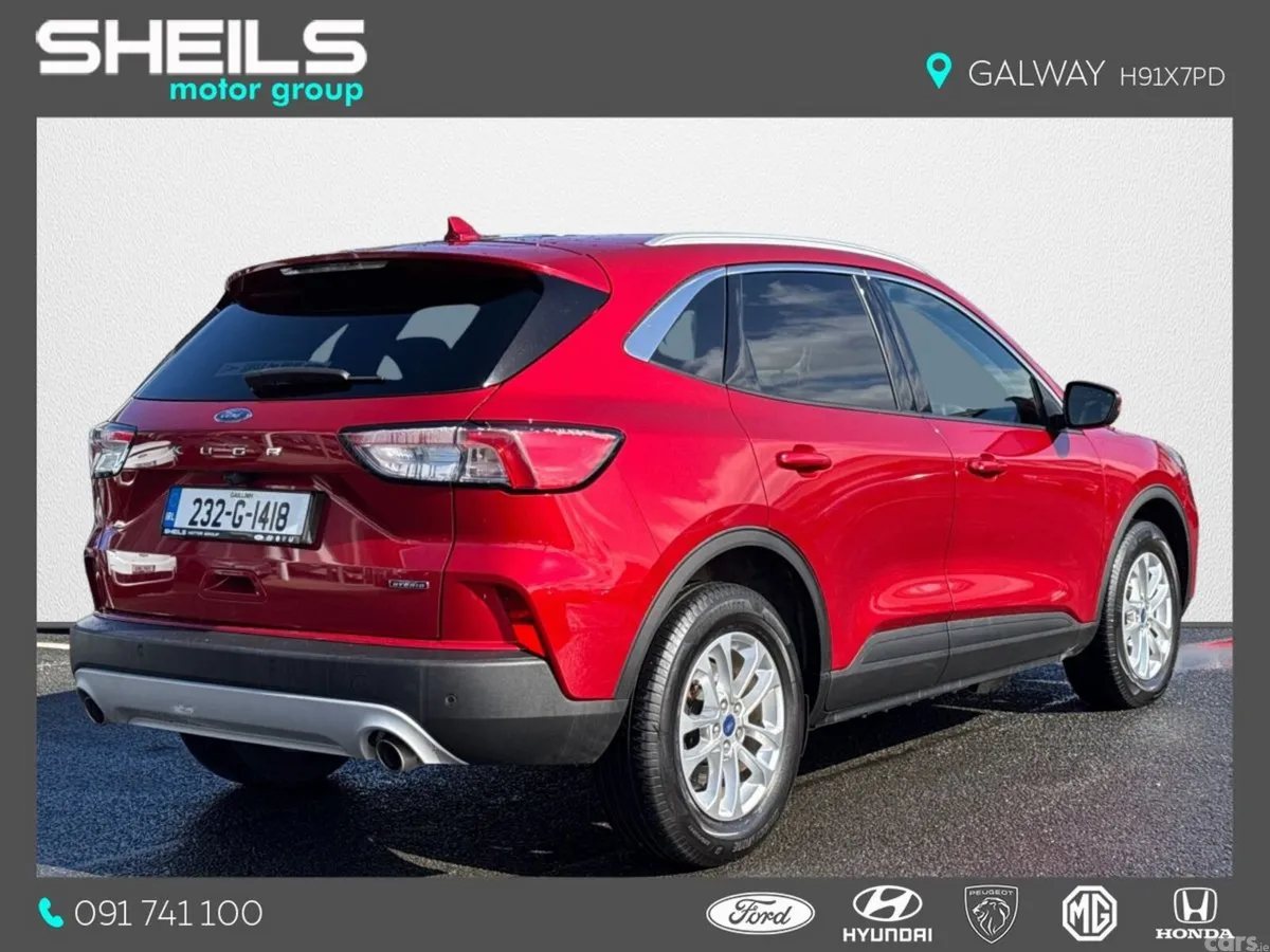 Ford Kuga SUV, Petrol Plug-in Hybrid, 2023, Red