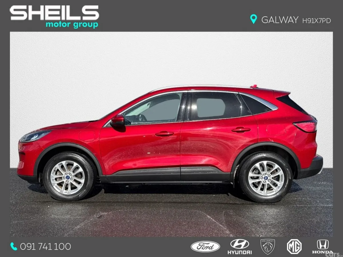 Ford Kuga SUV, Petrol Plug-in Hybrid, 2023, Red