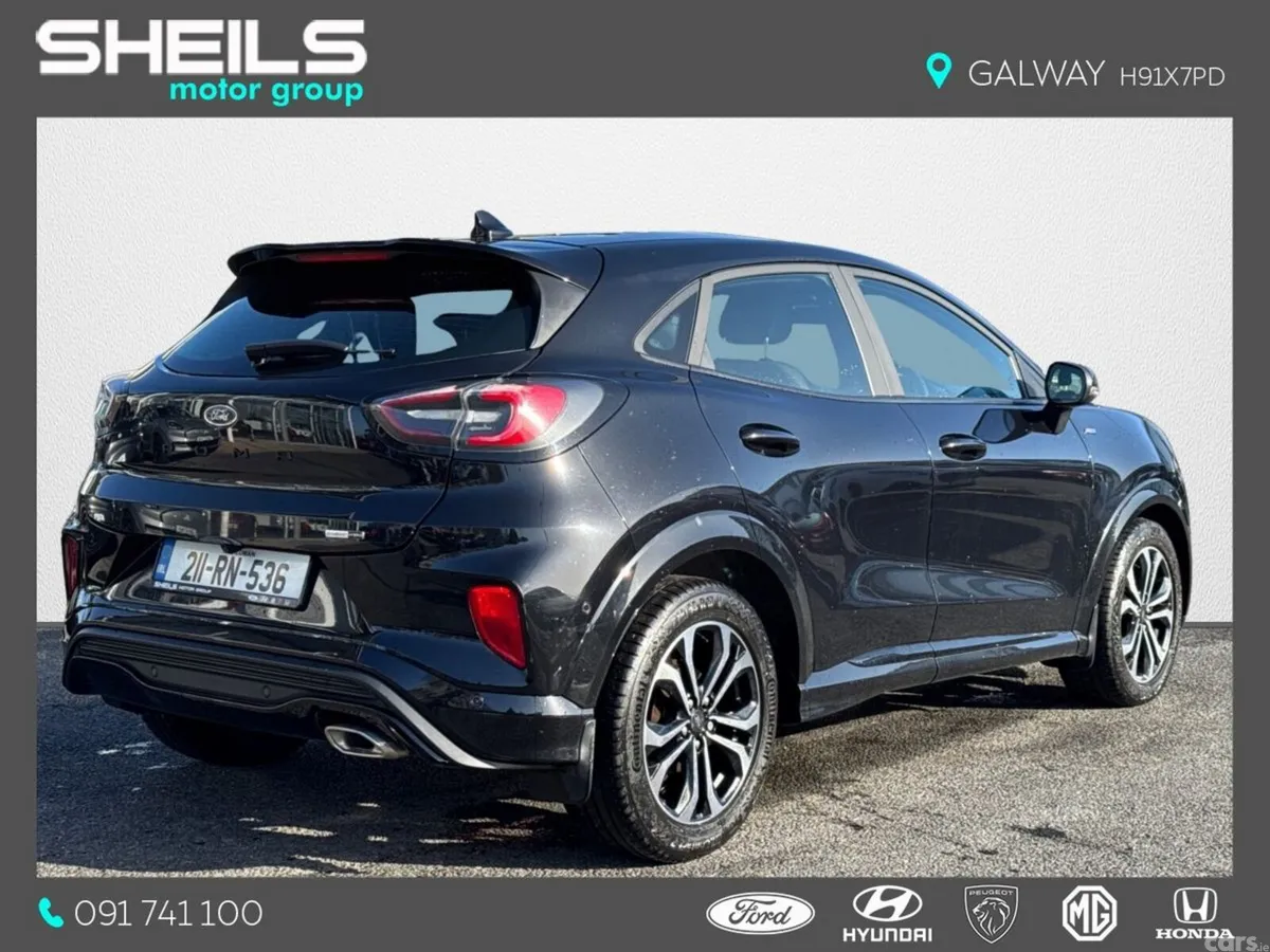 Ford Puma MPV, Petrol Hybrid, 2021, Black