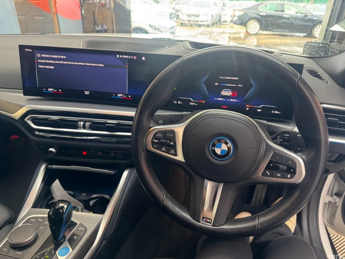 BMW i4 Saloon, Electric, 2023, White