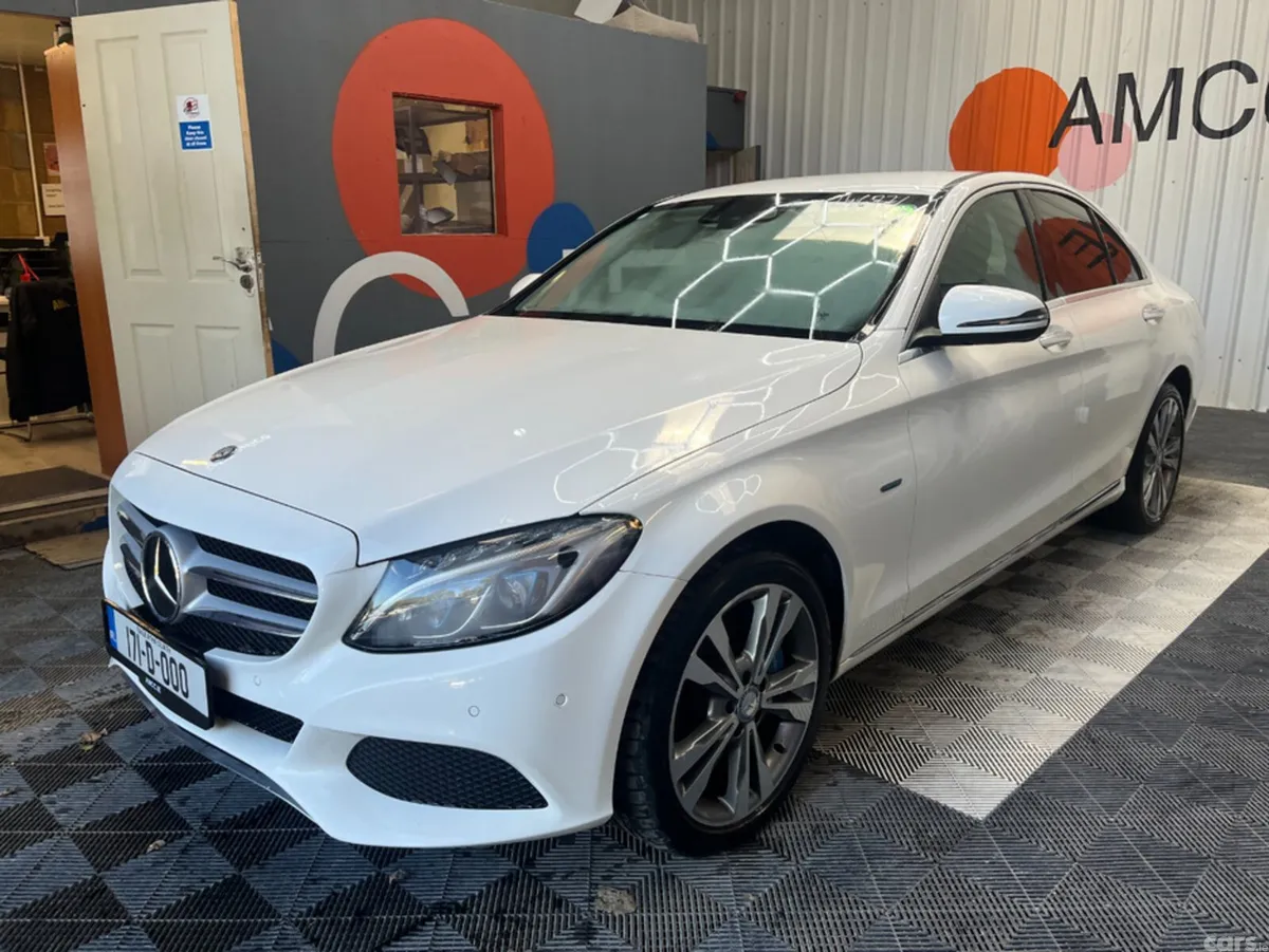 Mercedes-Benz C-Class Saloon, Petrol Plug-in Hybrid, 2017, White