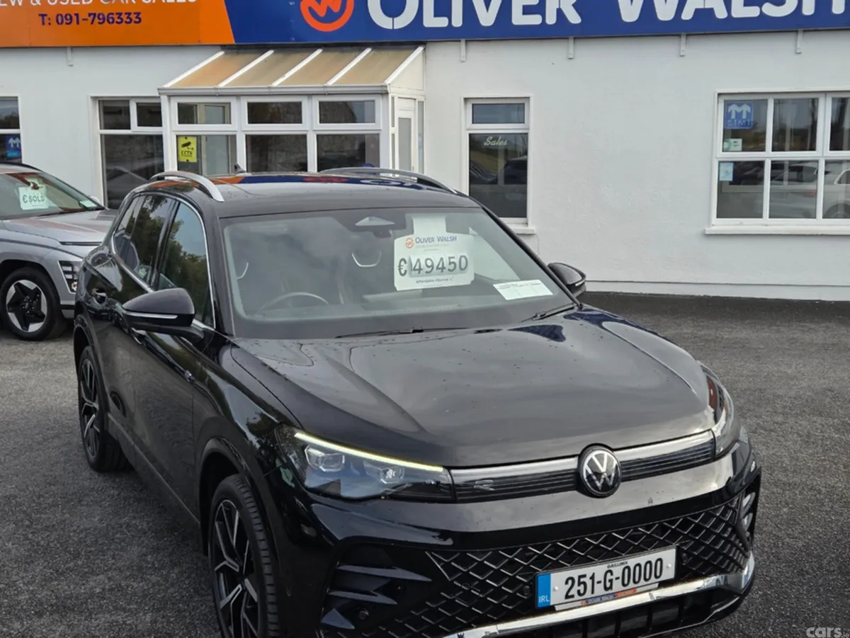 Volkswagen Tiguan Estate, Petrol Plug-in Hybrid, 2025, Black