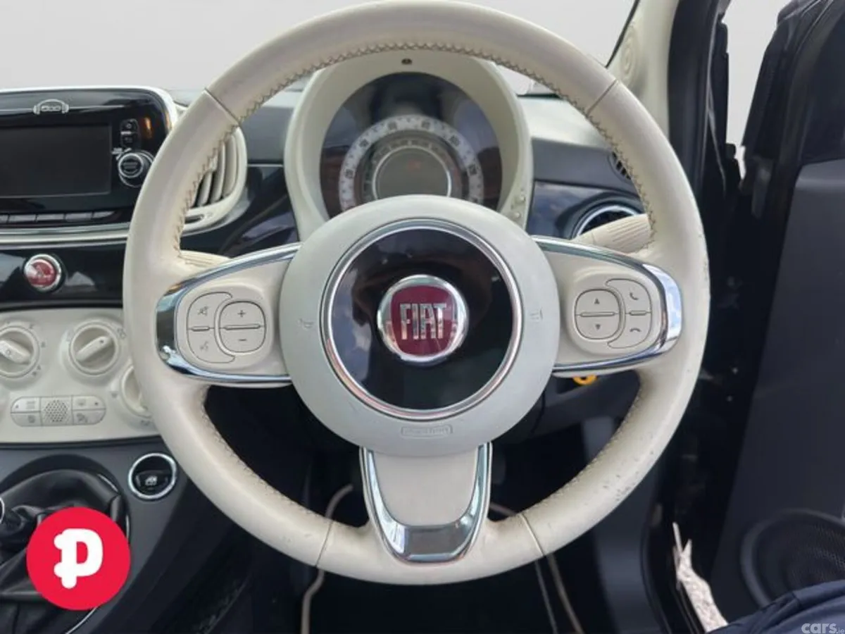 Fiat 500 Hatchback, Petrol, 2017, Black
