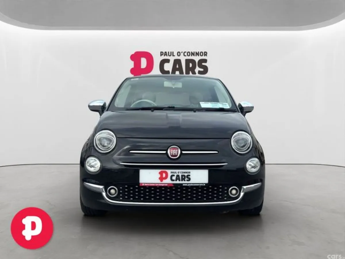 Fiat 500 Hatchback, Petrol, 2017, Black