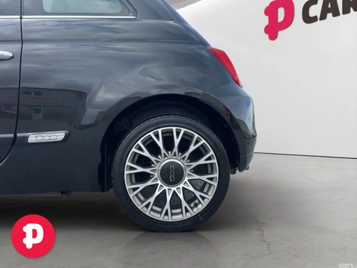 Fiat 500 Hatchback, Petrol, 2017, Black