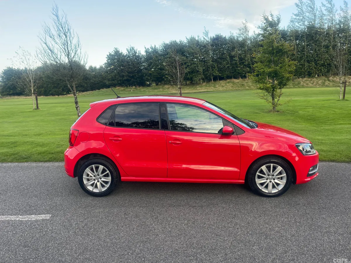 Volkswagen Polo Hatchback, Petrol, 2015, Red