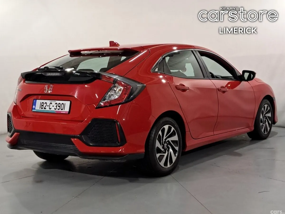 Honda Civic Hatchback, Petrol, 2018, Red