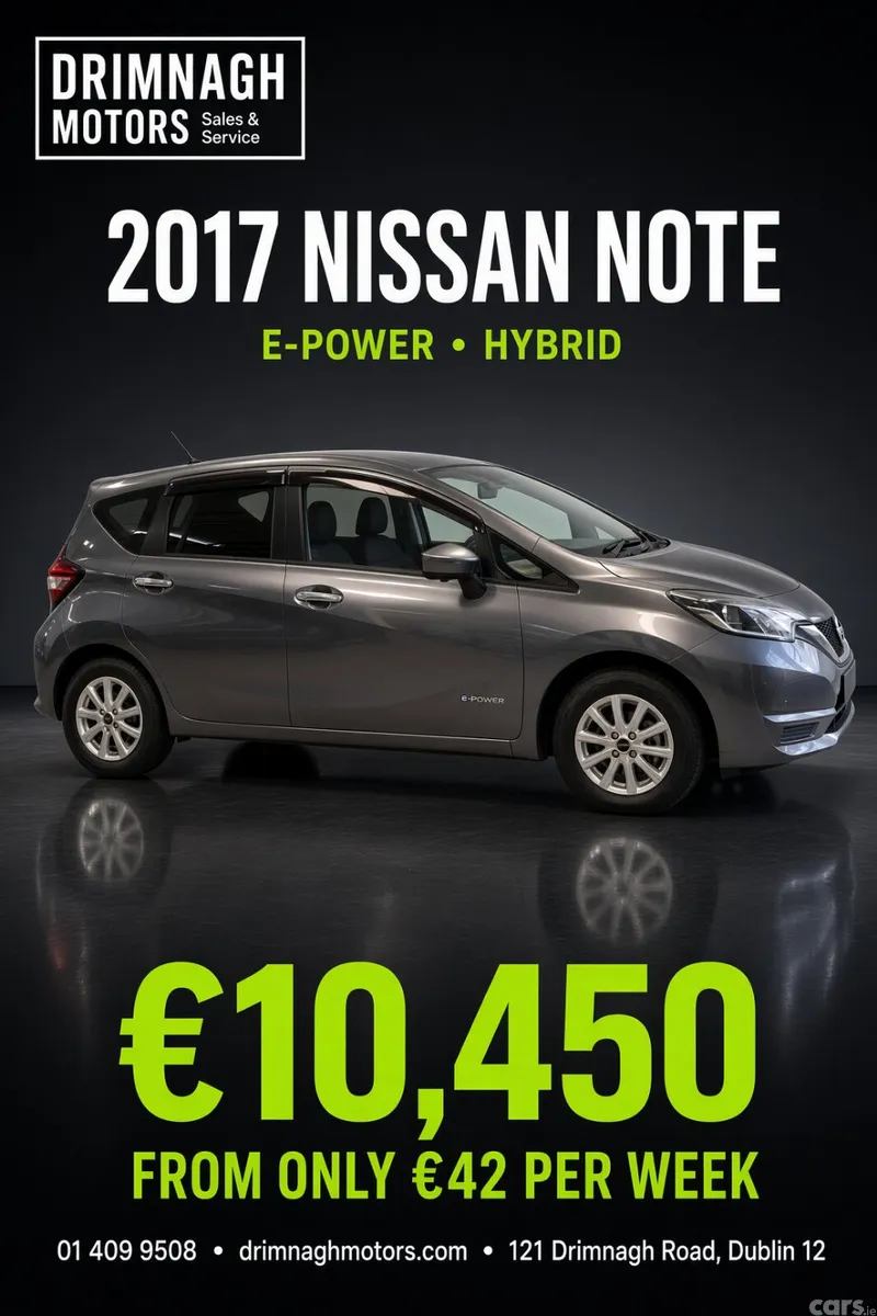 Nissan Note Hatchback, Petrol Hybrid, 2017, Grey