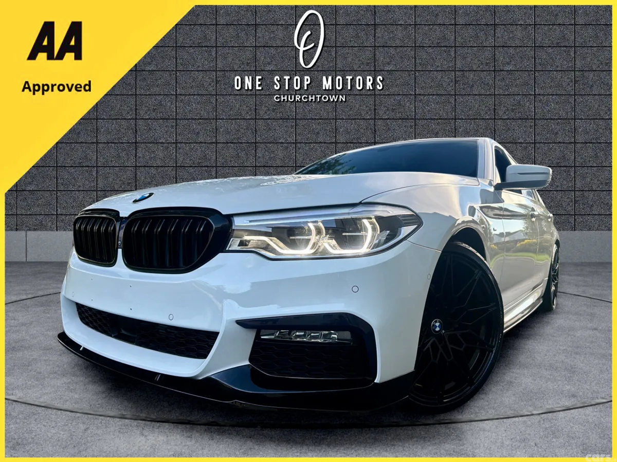 BMW 5-Series Saloon, Diesel, 2018, White