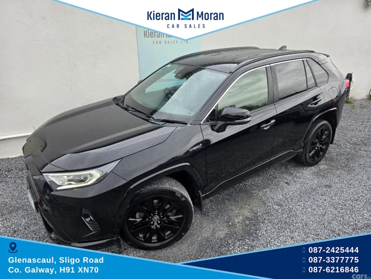 Toyota RAV4 SUV, Petrol Hybrid, 2021, Black