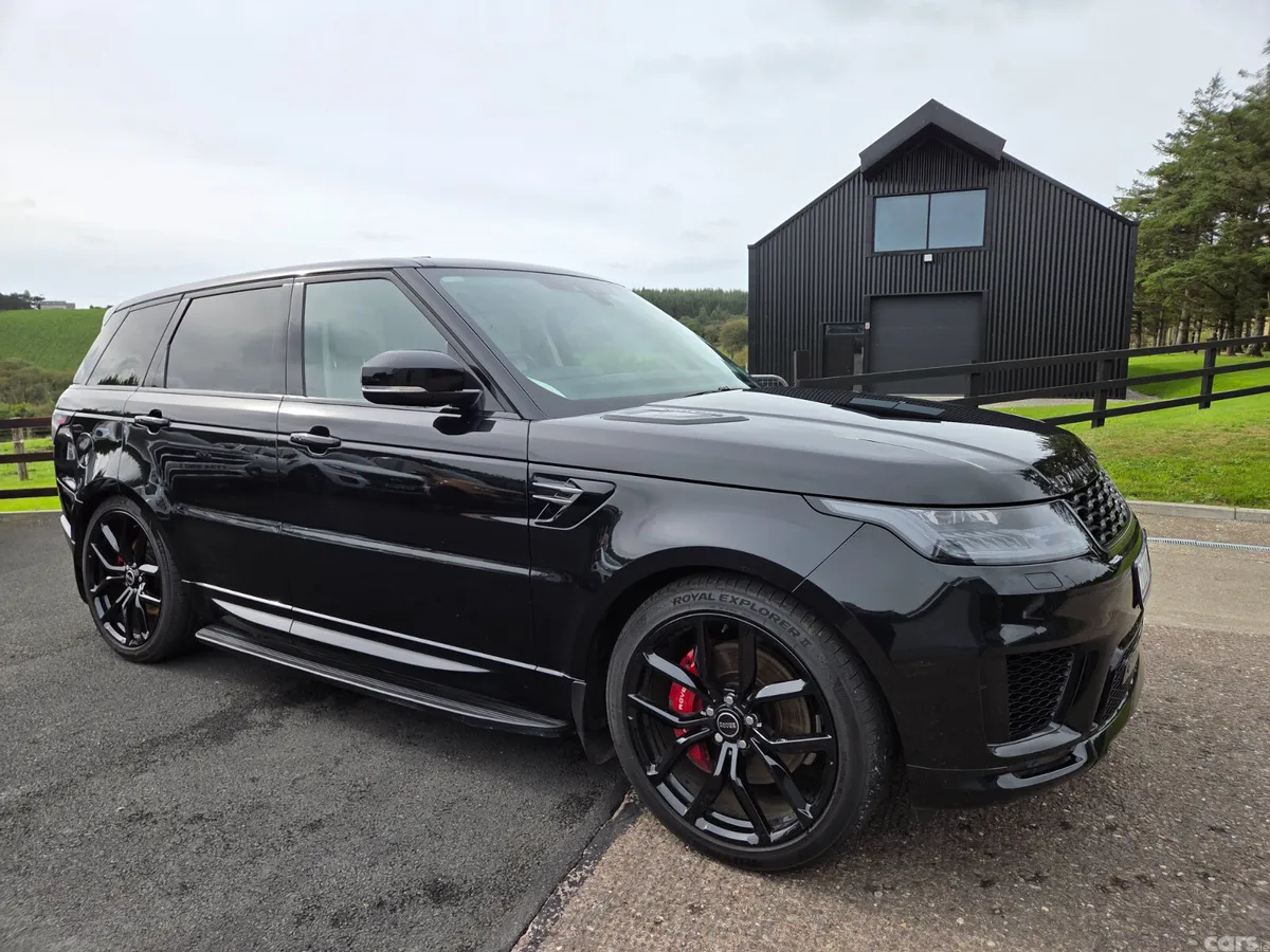 Land Rover Range Rover Sport SUV, Petrol Plug-in Hybrid, 2021, Black