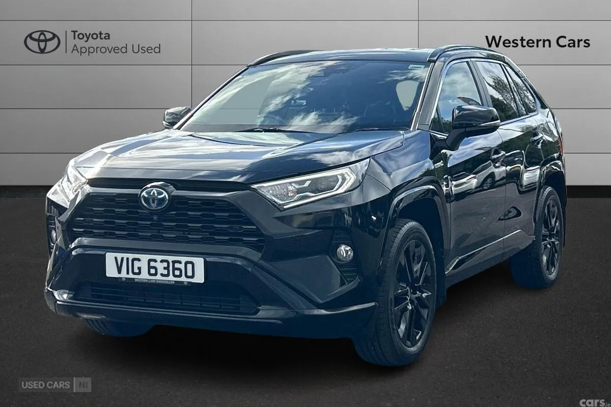 Toyota RAV4 SUV, Petrol Hybrid, 2021, Black