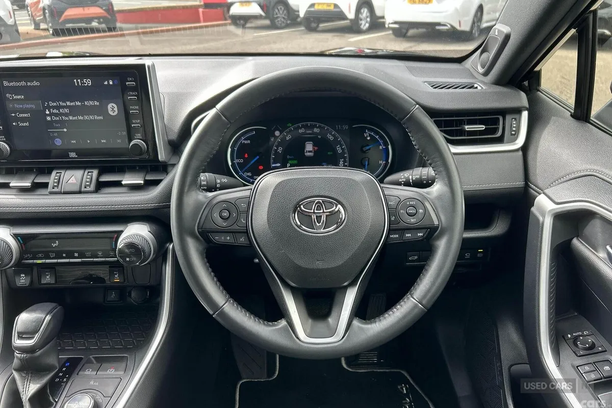 Toyota RAV4 SUV, Petrol Hybrid, 2021, Black