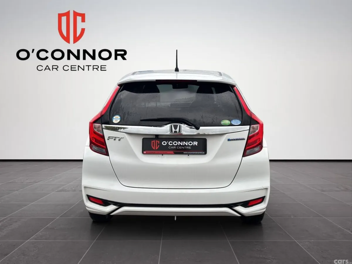Honda Fit Hatchback, Petrol Hybrid, 2019, White