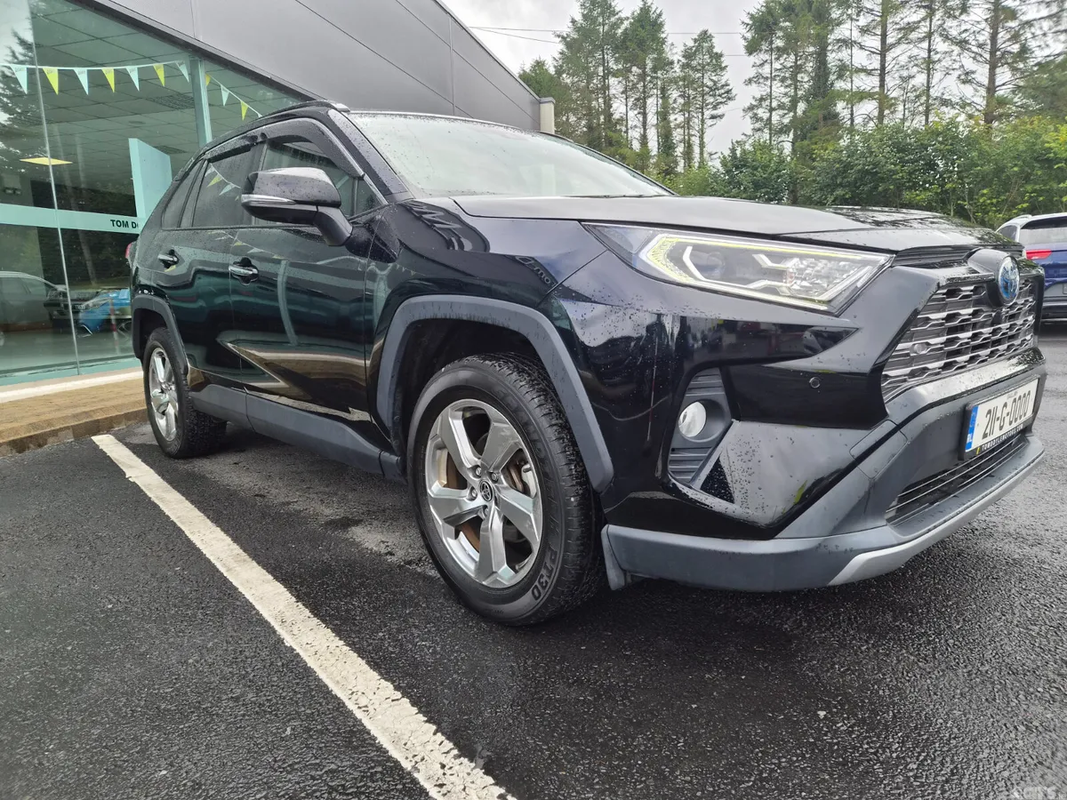 Toyota RAV4 SUV, Petrol Hybrid, 2021, Black
