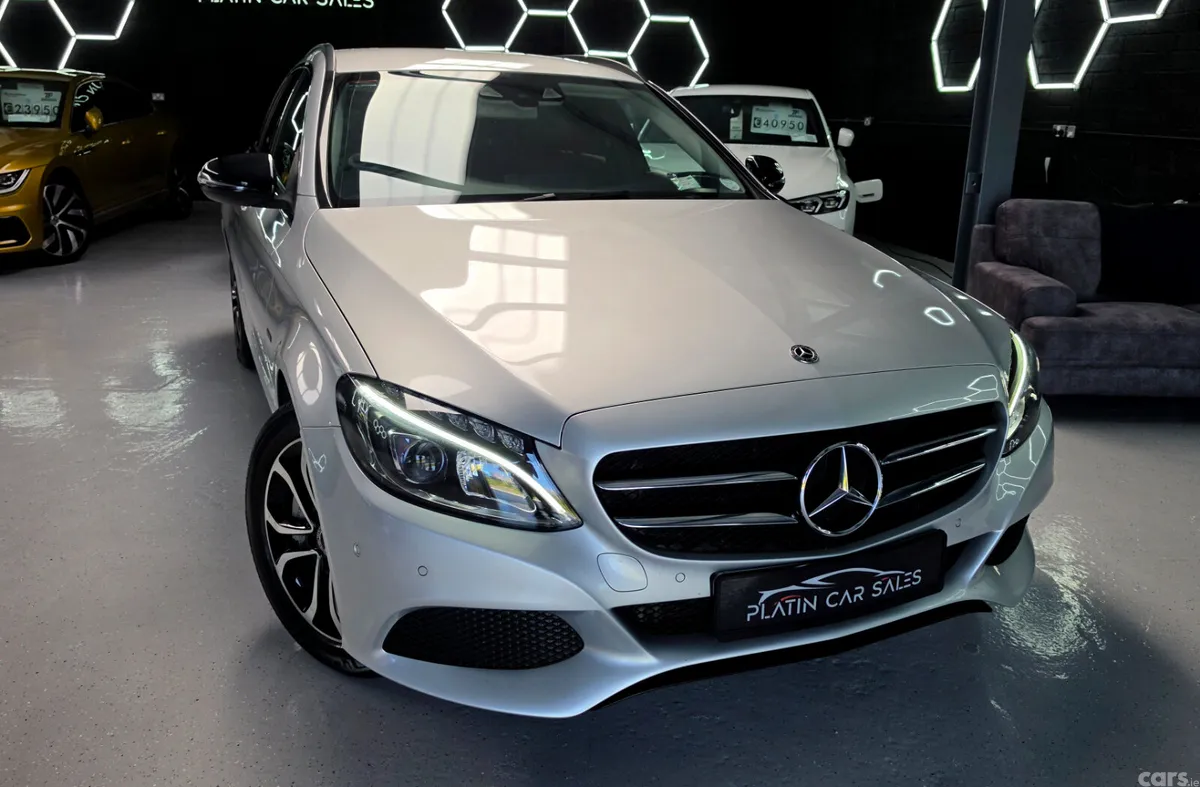 Mercedes-Benz C-Class Estate, Petrol Plug-in Hybrid, 2018, Silver