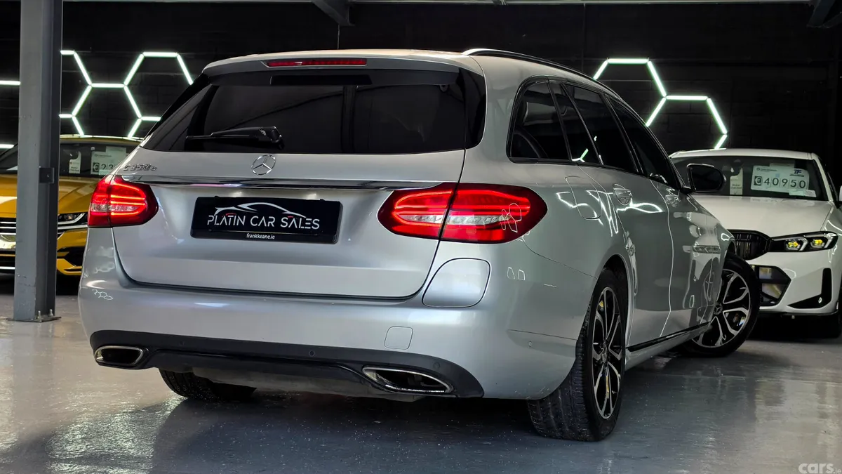 Mercedes-Benz C-Class Estate, Petrol Plug-in Hybrid, 2018, Silver