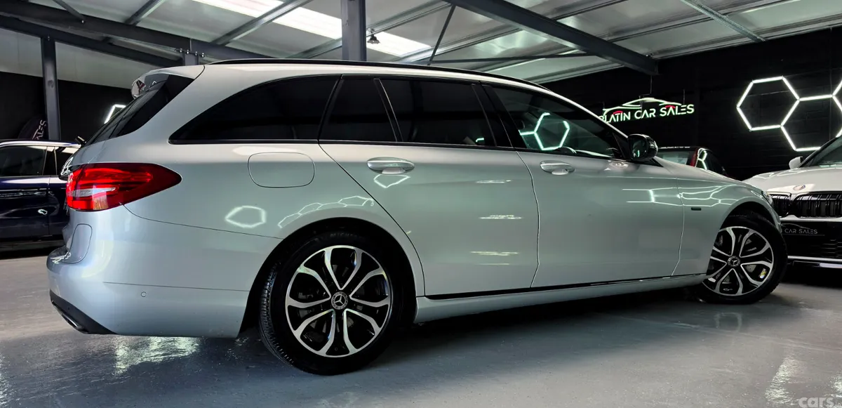 Mercedes-Benz C-Class Estate, Petrol Plug-in Hybrid, 2018, Silver