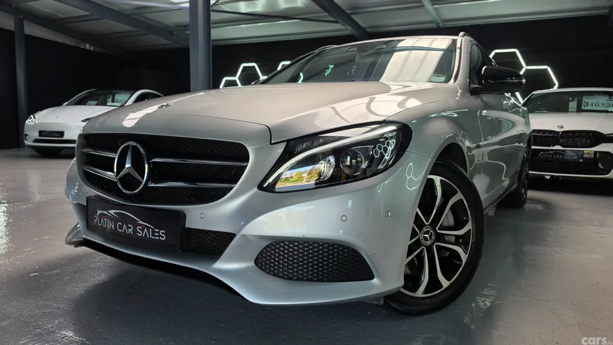 Mercedes-Benz C-Class Estate, Petrol Plug-in Hybrid, 2018, Silver