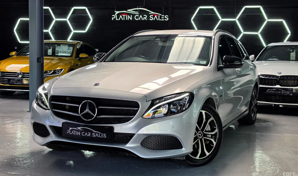 Mercedes-Benz C-Class Estate, Petrol Plug-in Hybrid, 2018, Silver