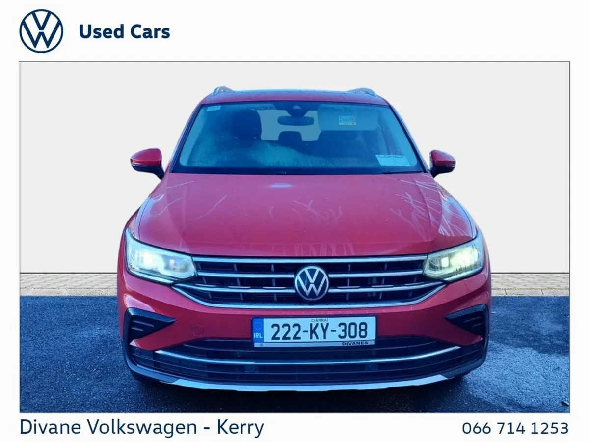 Volkswagen Tiguan SUV, Diesel, 2022, Red
