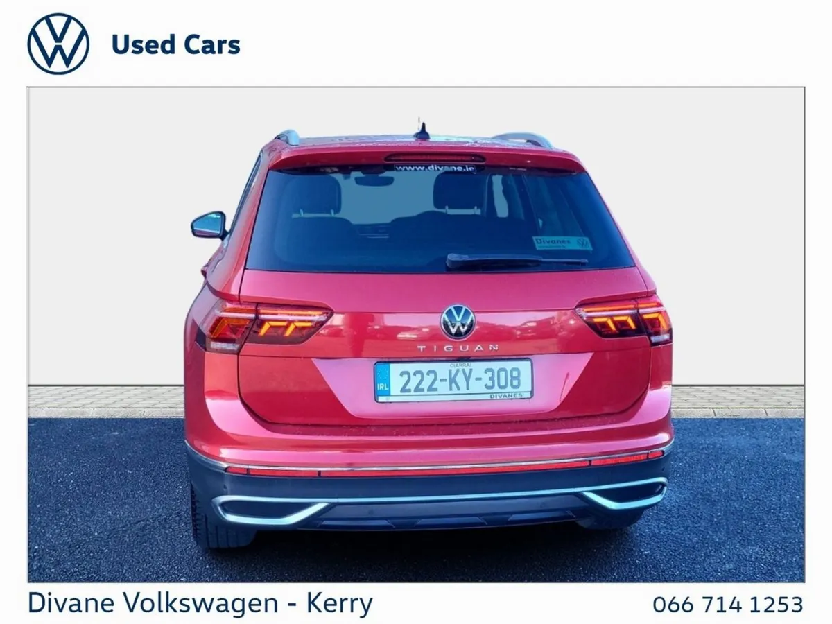 Volkswagen Tiguan SUV, Diesel, 2022, Red