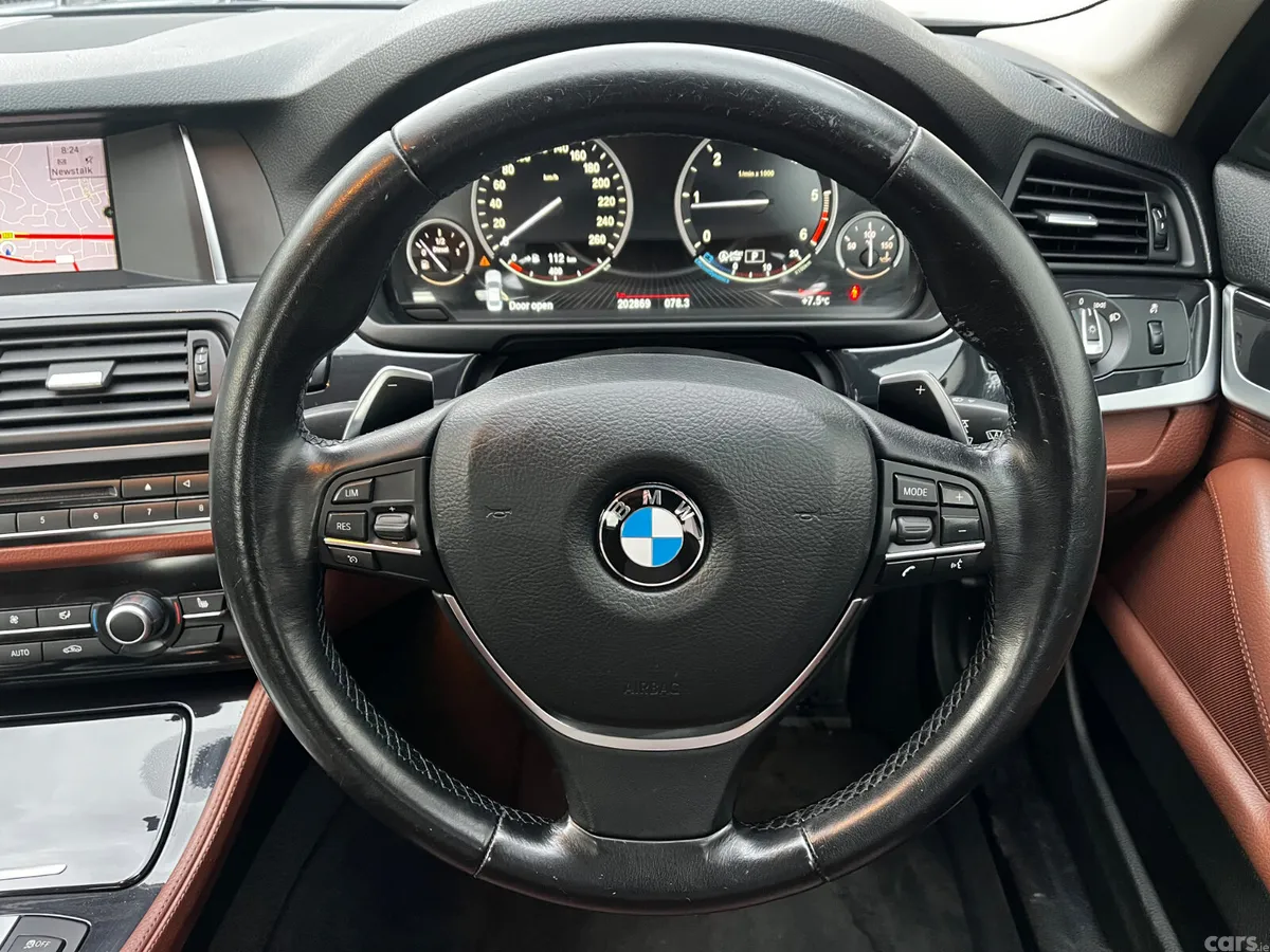 BMW 5-Series Saloon, Diesel, 2014, Blue