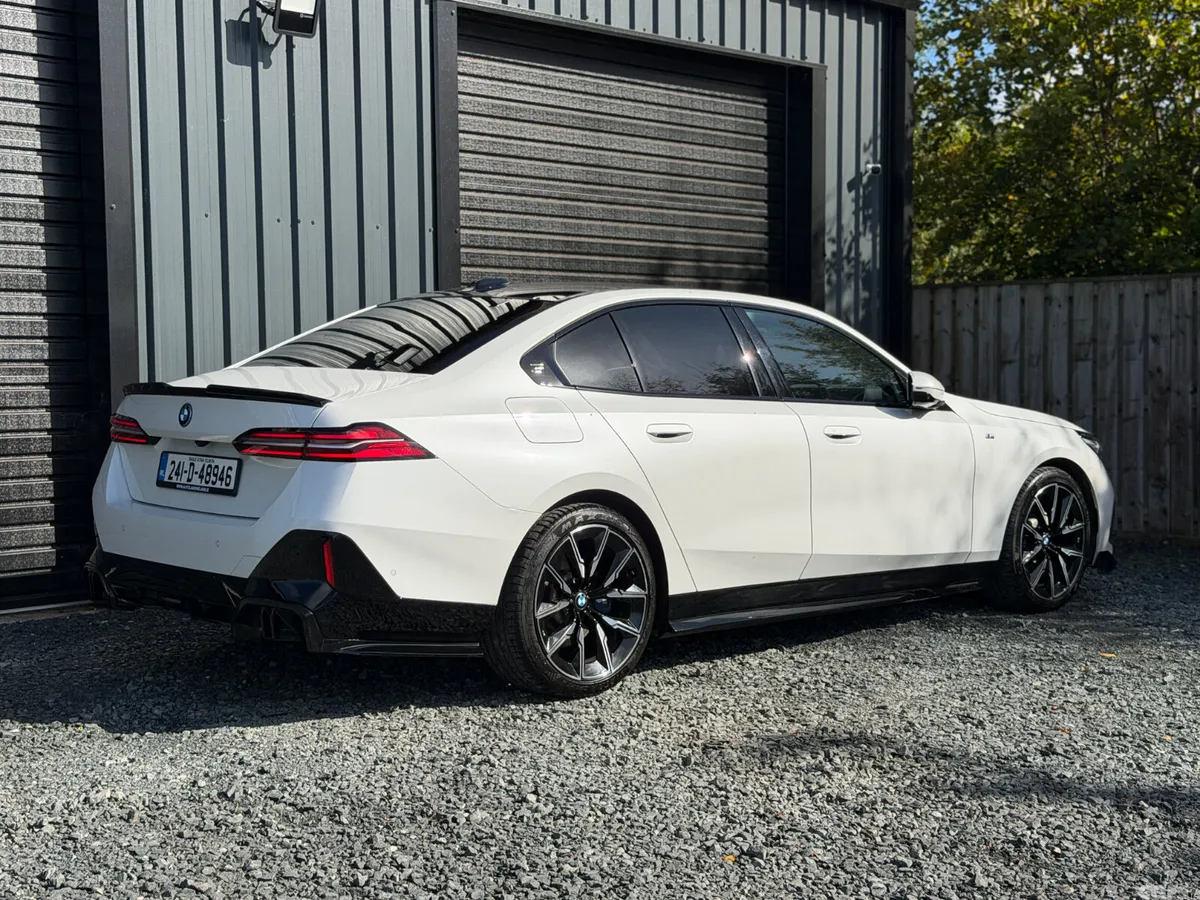 BMW 5-Series Saloon, Petrol Hybrid, 2024, White