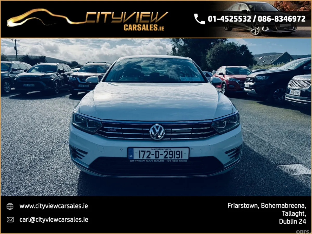 Volkswagen Passat Saloon, Petrol Plug-in Hybrid, 2017, White