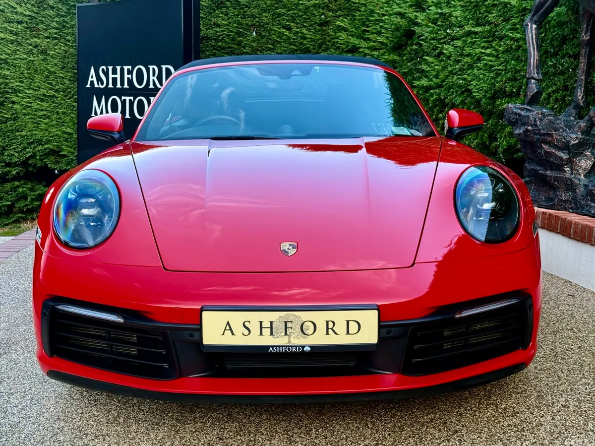 Porsche 911 Convertible, Petrol, 2021, Red