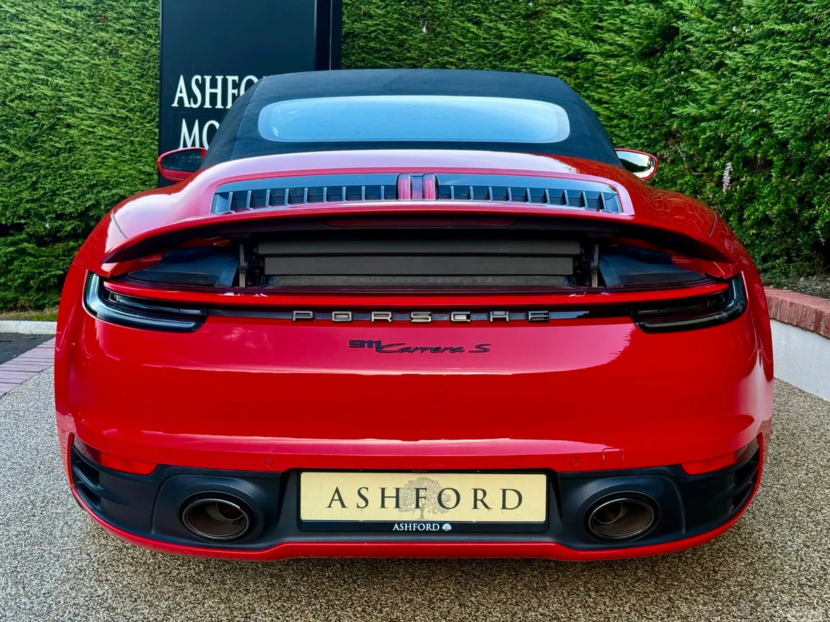 Porsche 911 Convertible, Petrol, 2021, Red